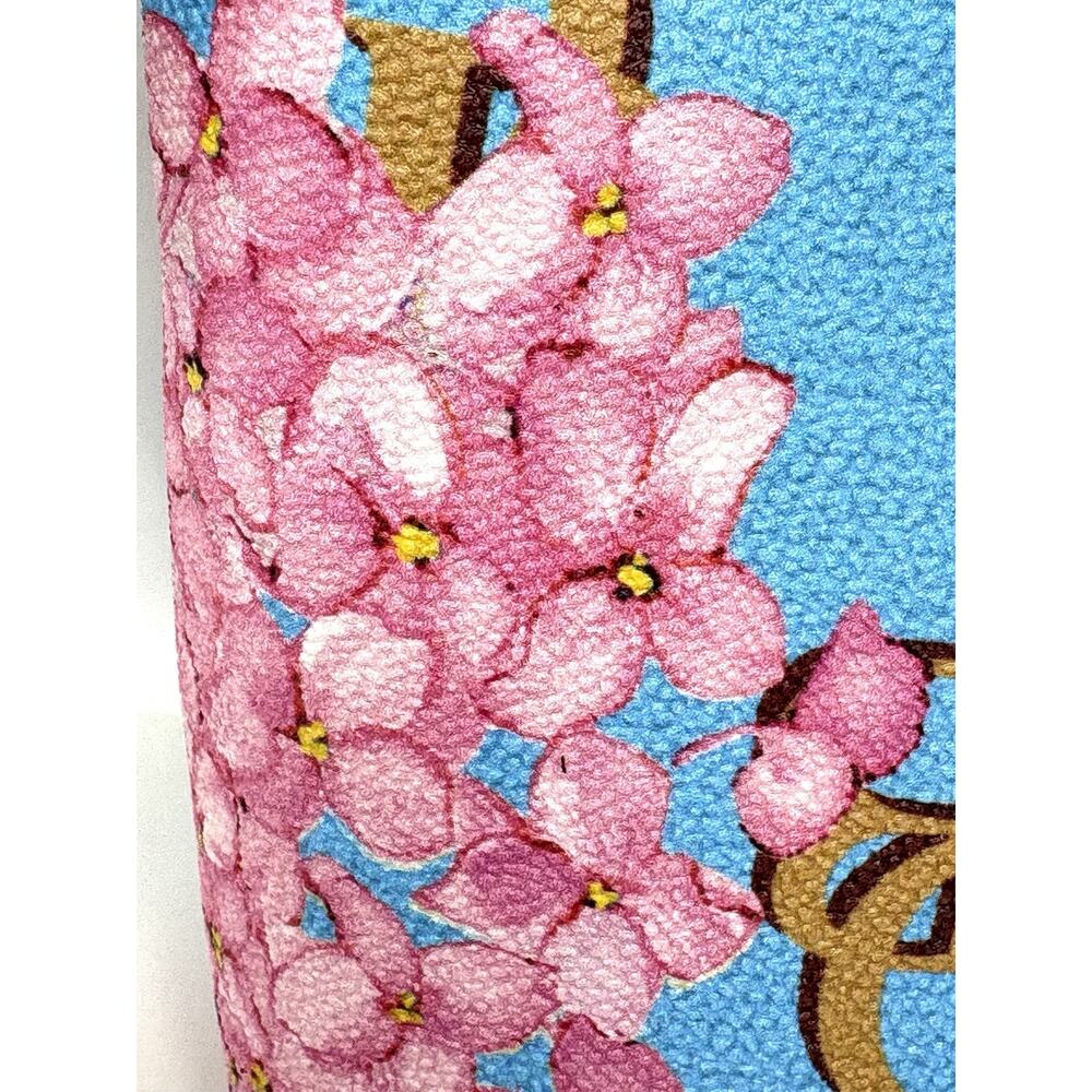 Dooney & Bourke Blue Floral Cosmetic Pouch - Picture 15 of 16